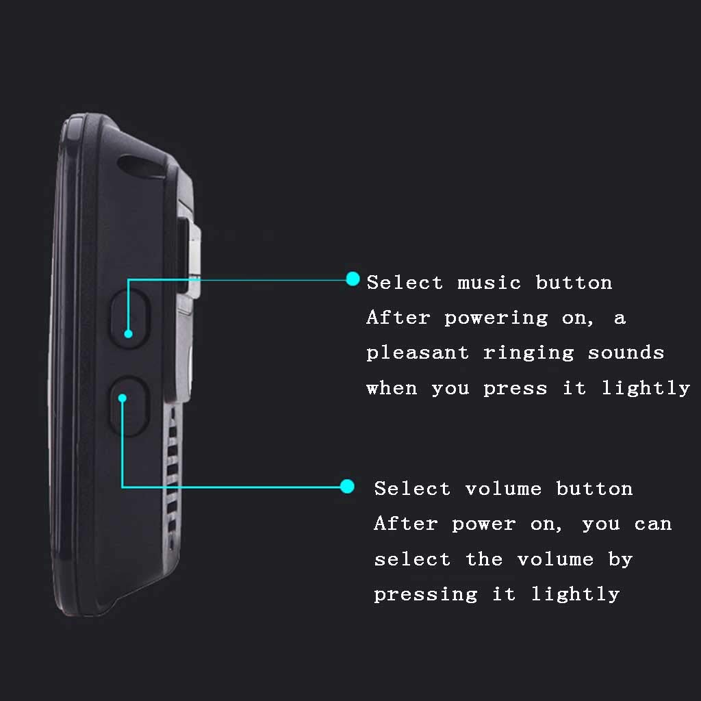 Timbre Inalámbrico Resistente Al Agua, Timbre De Puerta De Ca De Ultra Largo Alcance De 300 M, 1 Transmisor Y 6 Receptores, 36 Tonos De Llamada, Luz Intermitente Inteligente, Timbre Autoalimentado, N