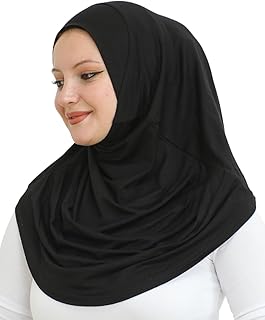 Plain Ready To Wear Hijab for Women, Muslim Instant Turbans, Soft Jersey Scarf, Islamic Clothes, Long Hijabs, Abaya