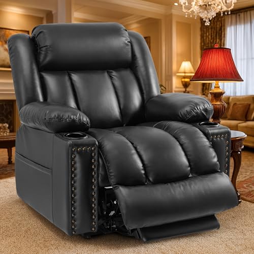 Cfvyne Triple Motor Large Power Lift Recliner Chair for Elderly