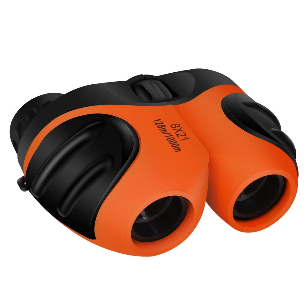 Binoculars for Kids Best Gifts for 3-12 Years Boys Girls Shockproof Clear Imaging Binocular Toys Folding Telescope for Bird Watching Travel Camping