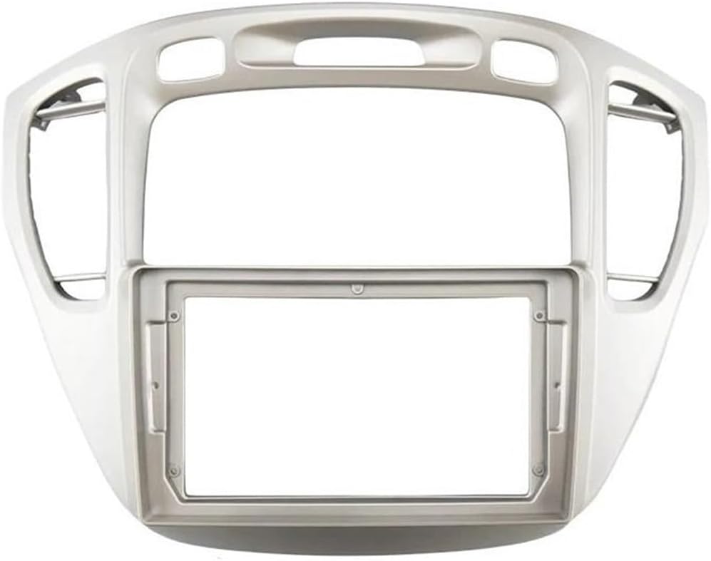 9 Inch Car Frame Fascia Adapter Radio Dash Fitting Panel Kit for Toyota for Highlander for Kluger 2000 2001 2002 2003 2004 2005 2006 2007 Radio Fascia Frame