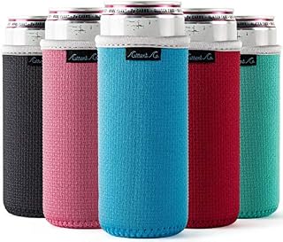 Slim Can Cooler Sleeves (5 Pack) for White Claw Sleeves for 12oz Skinny