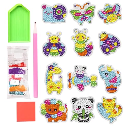 Pintura de piedra | Pegatinas de diamantes 5D Arte de piedra - Mosaico Manualidades Juegos para Principiantes Regalo Cumpleaños Fiesta de Navidad Niños