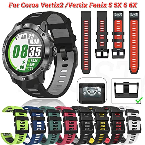 Correa de 26mm para Coros Vertix 2 y Garmin Fenix ideal para rutas de montaña 2