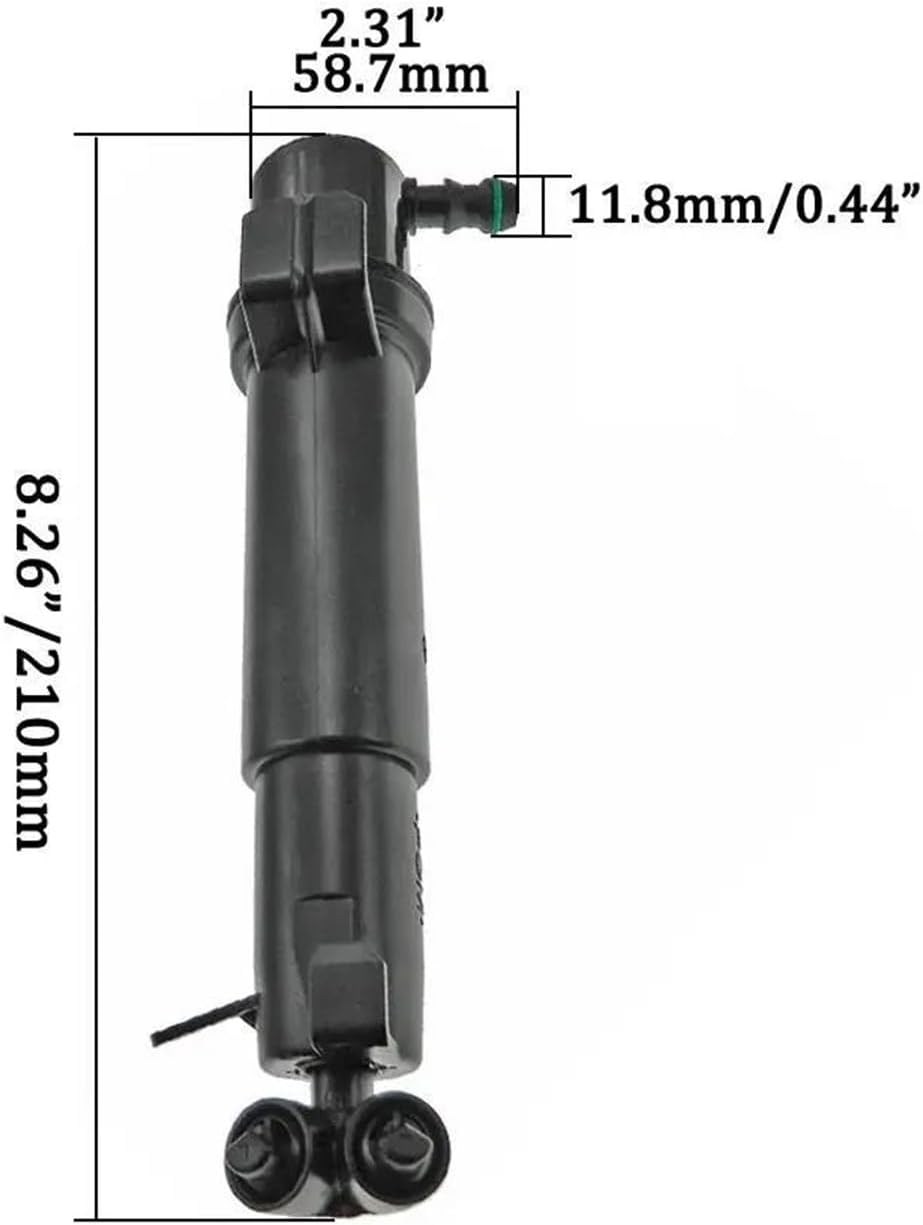 Headlight Washer Nozzle Washing Water Nozzle Headlight Cleaning for Mercedes for Benz E350 2006-2009 2118600547 2118600647