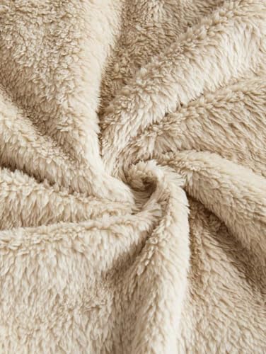Image of TAGAS Unisex Fleece Hoodie - Ultra Soft Sherpa Pullover with Half-Zip & Kangaroo Pocket Sweatshirt Hoodie