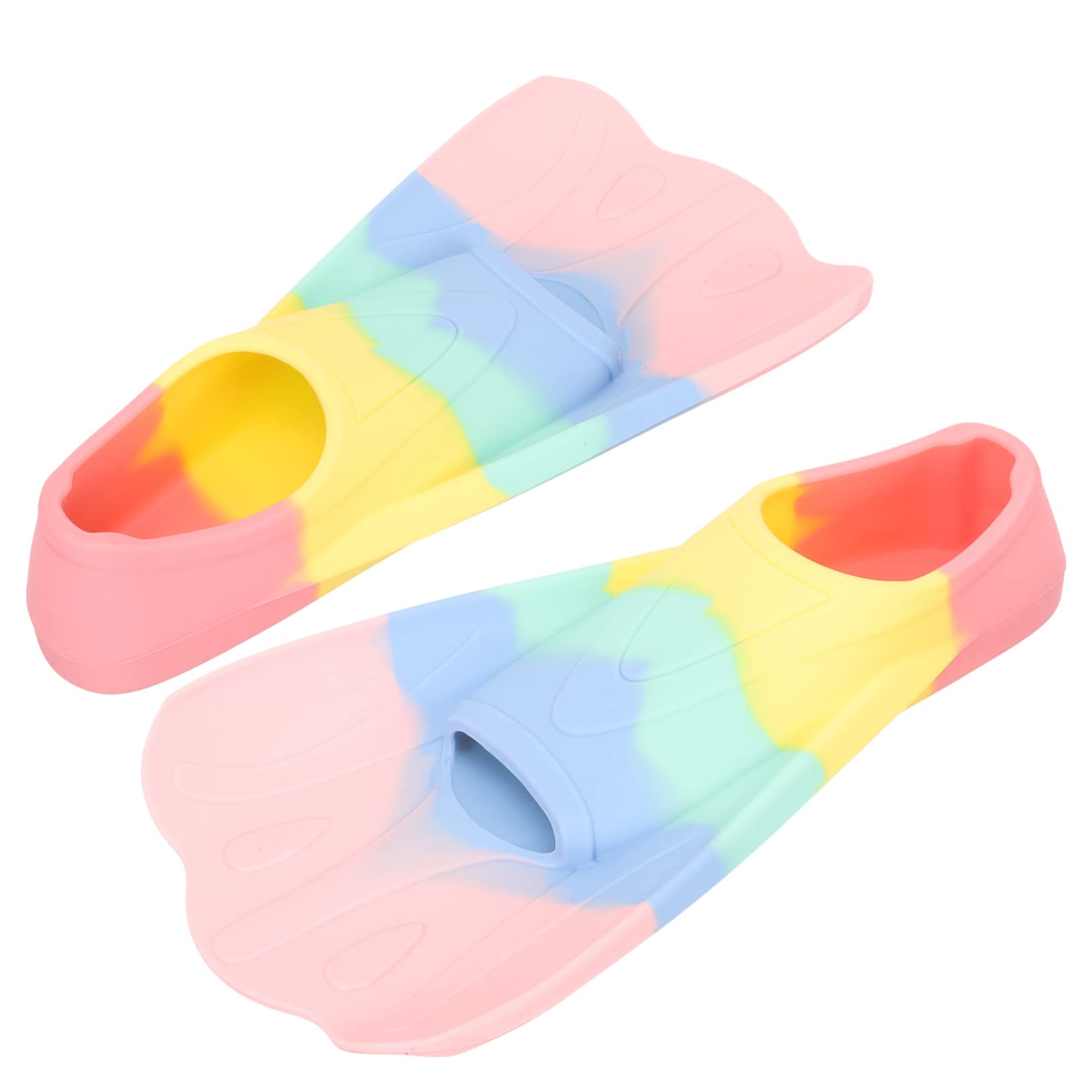 OSOLADY Swimming Fins for Children Diving Snorkeling Fins Silicone for Boys Girls
