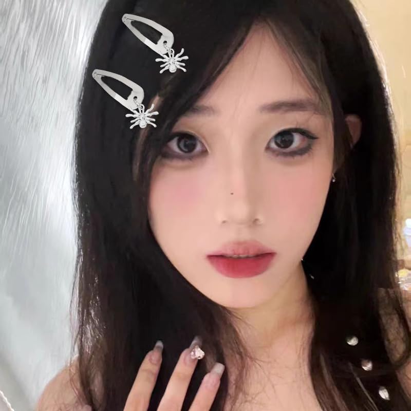 Miniatura 3 de Pinzas góticas para el cabello para mujeres, manos de esqueleto, araña, Halloween, accesorios para el cabello para niñas, punk Y2K, vintage, para