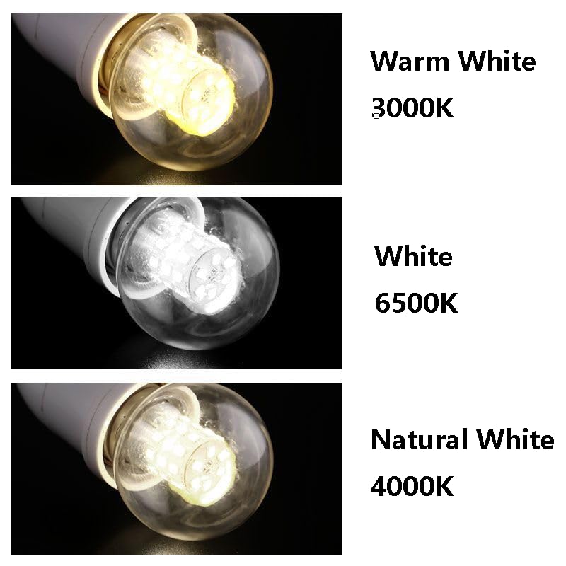 Bombilla LED Magic Bean redonda y transparente E27, AC230V 7W, base de rosca estándar para iluminación doméstica, no regulable (7W 230V 10pcs/Cálido blanco 3000K)