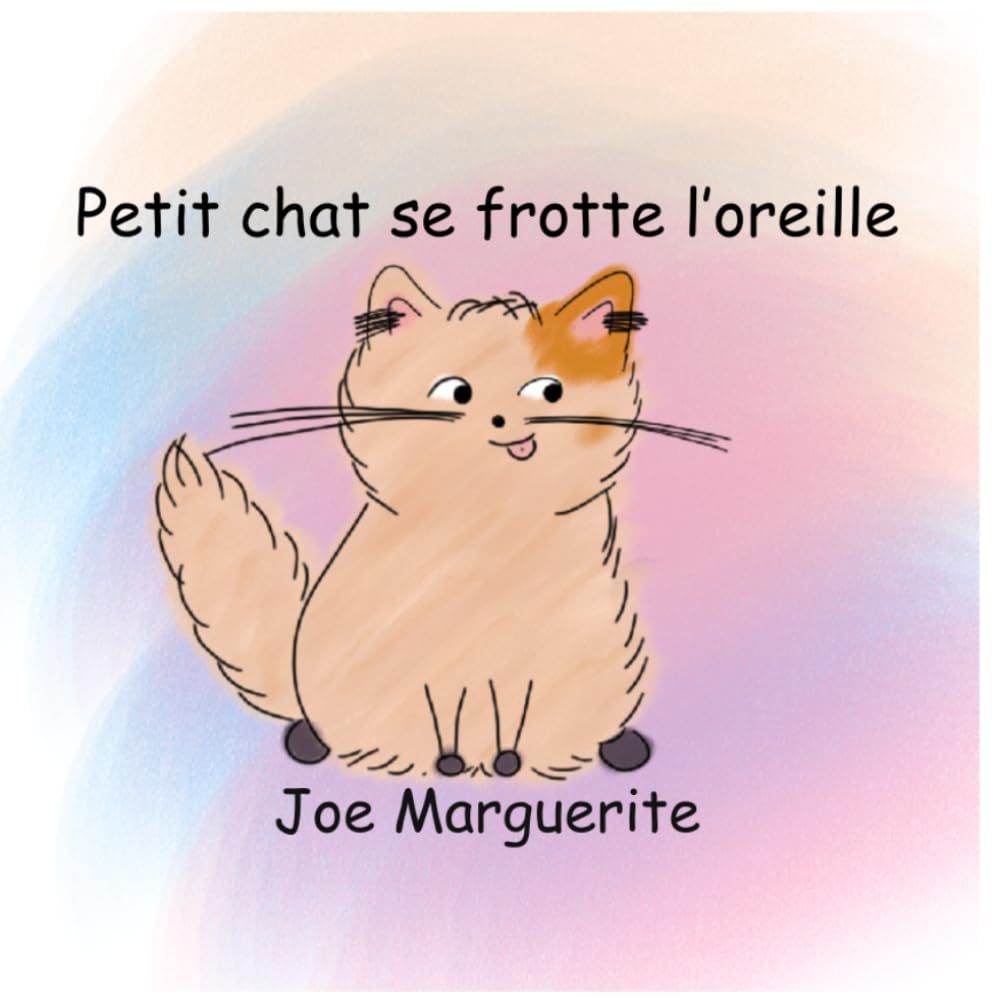 Petit chat se frotte l'oreille: Petit chat