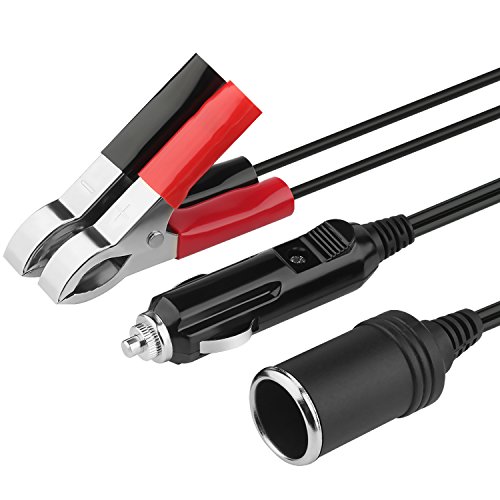 Rocketek USB 3.0 Hub Adapter Extension Cord with Cigarette Lighter Plug and Battery Clip-on Car Cigarette Lighter Socket Adapter I 10-Foot Extension Cord