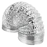 Anneome Manguera Flexible de Aluminio Reforzado 120X2 Metros Conducto de...