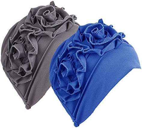2 Pack Womens Chemo Hat Beanie, Turban Headwear for Cancer Patients