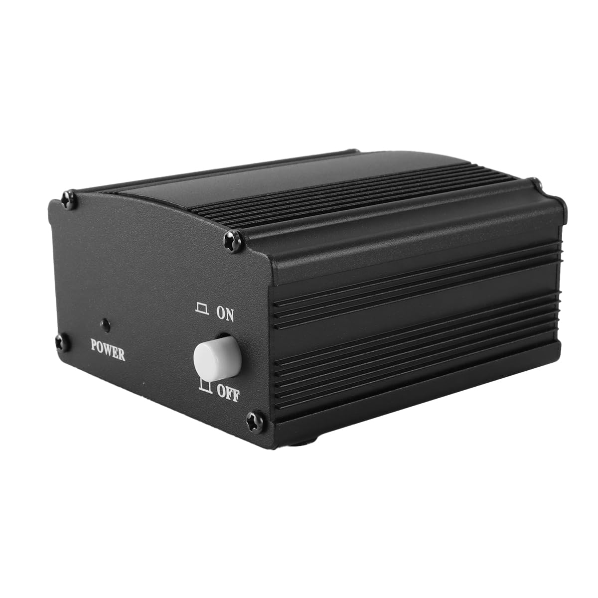 Alide Alimentation fantôme 1 canal 48 V avec câble microphone XLR 3 broches pour microphone à condensateur