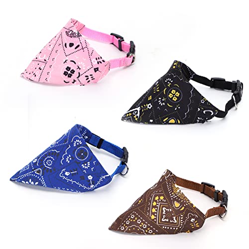 Hundehalstuch-Set – 2 Stück, Wendbar, Dreieckig, Weihnachtsdesign, Aus Baumwolle, Größe Ca. 28x18 Zoll