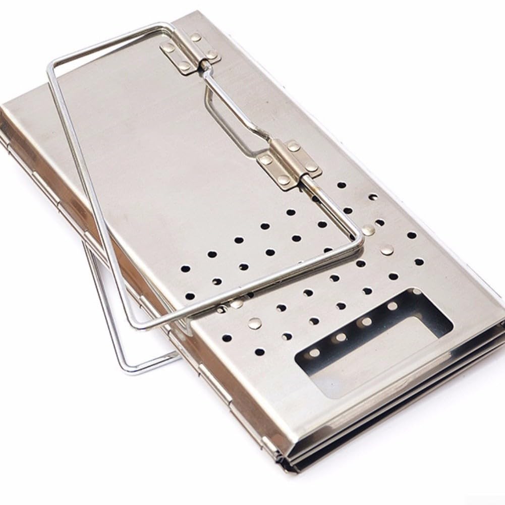Griglia BBQ Acciaio Pieghevole Portatile 1.9kg Griglia BBQ Acciaio