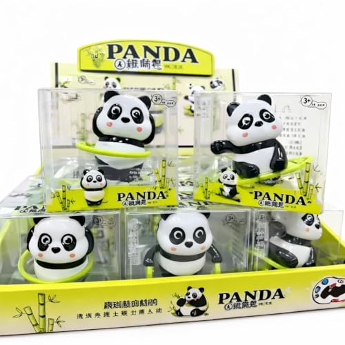 Image of Panda Wind Up Toy with Rolling | Cute Wobbling Panda Toy | Roly Poly Toys for Babies | Infant Interactive & Educational Toys for Toddlers 1-3 Years | Home Decor & Gift (Rolling Panda)
