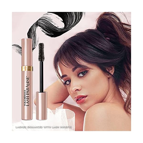 LOreal-Paris-Voluminous-Makeup-Lash-Paradise-Mascara-Voluptuous-Volume-Intense-Length-Feathery-Soft-Full-Lashes-No-Flaking-No-Smudging-No-Clumping-Blackest-Black-1-Count L'Oreal Paris Voluminous Makeup Lash Paradise Mascara, Voluptuous Volume, Intense Length, Feathery Soft Full Lashes, No Flaking, No Smudging, No Clumping, Blackest Black, 0.25 Fl Oz (Pack of 1)