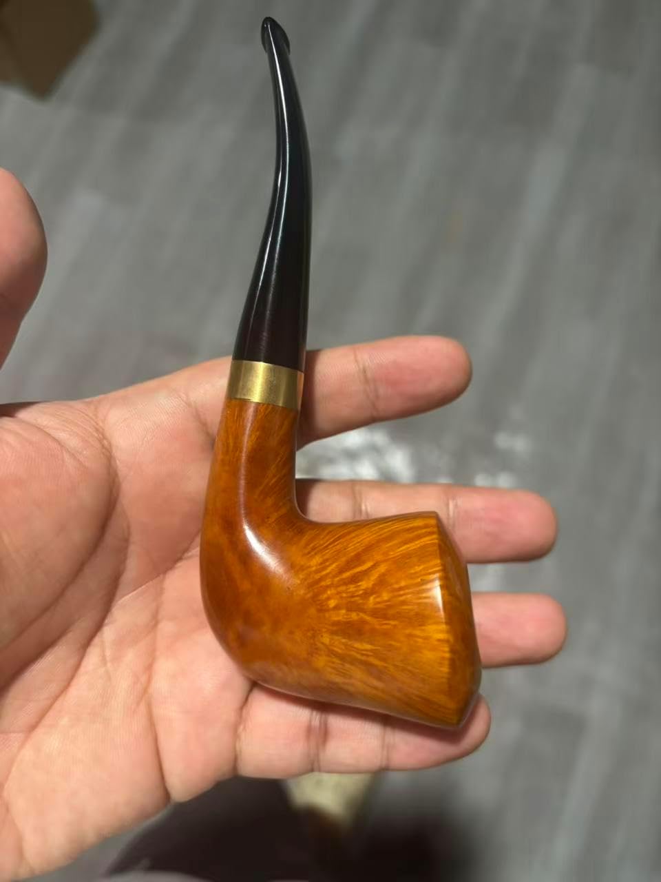 MUXIANG Tobacco Pipe Fit 9mm Filters Handcraft Design with Tapered Mouthpieces AA0024-1Q