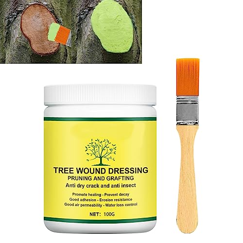 MQSHUHENMY Tree Wound Sealer, Tree Wound Pruning Sealer, Tree Grafting Paste, Bonsai Cut Paste, Pruning Sealer, Plant Grafting Paste Smear Tree Repair Ointment Agent Repair Tools (1Pcs)
