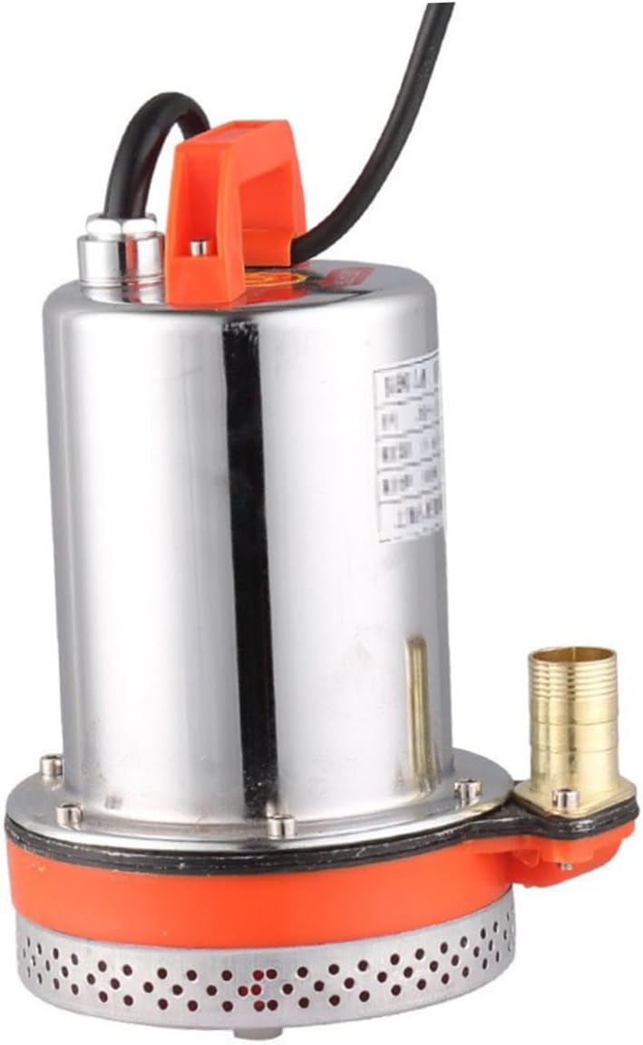 NUOBESTY 180w Battery Operated Water Pump Submersible Pump for Outdoor Ponds Swimming Pools Aquariums Irrigation Systems