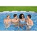 Bestway Steel Pro MAX 16 Foot x 48 Inch Round Metal Frame Above Ground Outdoor Swimming Pool Set with 1,000 Filter Pump, Ladder, and Cover