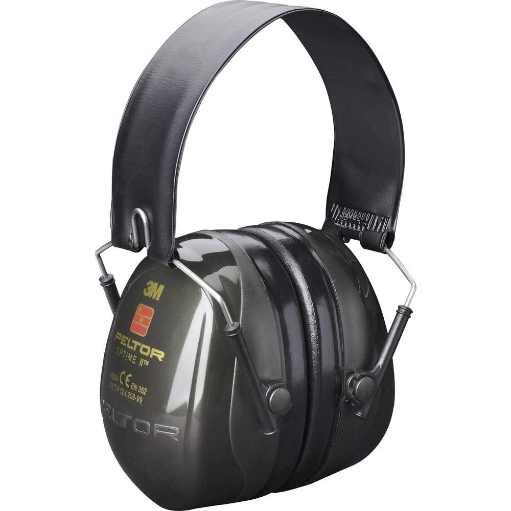 3M Peltor Unisex Gehörschutz Optime II Kapseln, Grün, Einheitsgröße, H520A-407-GQ