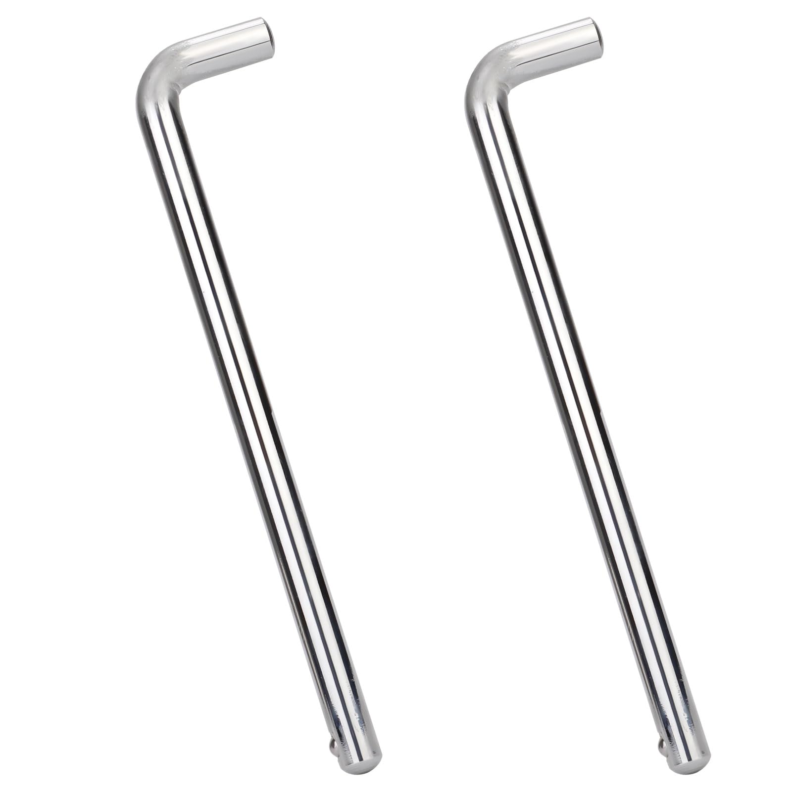 Gosknor 2pcs L-Type Weight Stack Pins, Carbon Steel 3/8in Diameter 6in Locking Space Sturdy Pin Tensile Weight Stack Extender Pin Weight Selector Pin Perfect Fitness Equipment Accessories