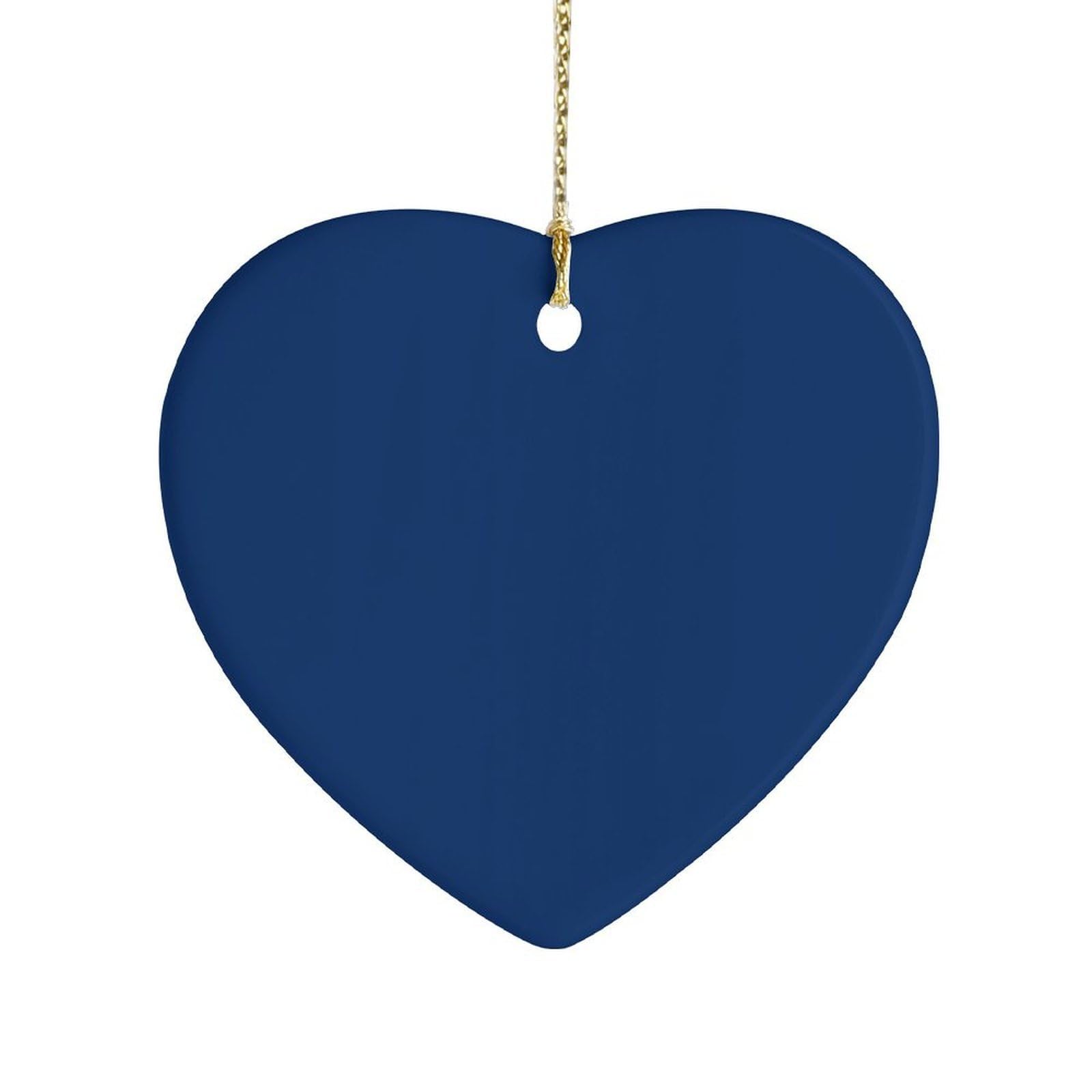 Fekiloot Style Navy Ceramic Ornament Home Decor Keepsake