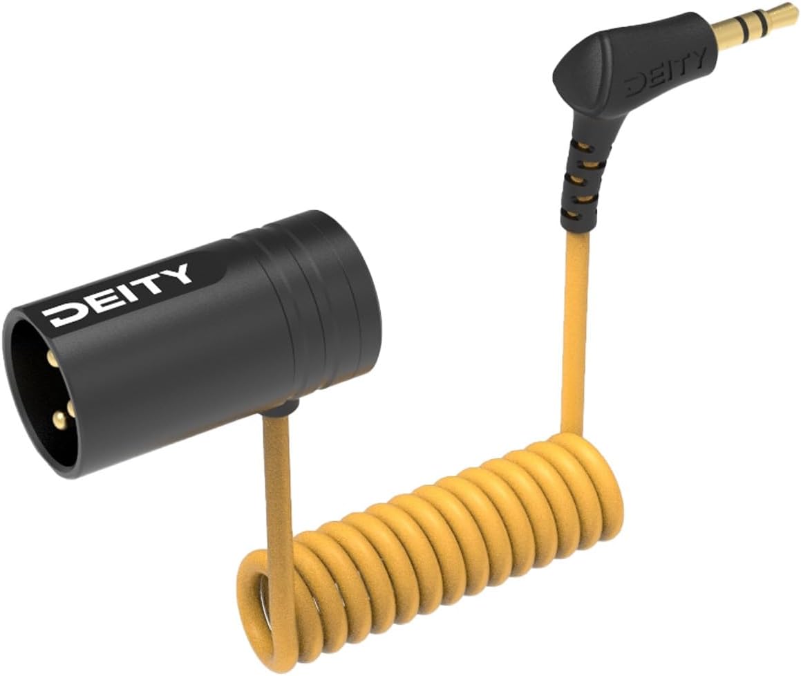 Deity Microphones 12" V-Link 3.5mm TRS Male to XLR 3-Pin Male Microphone Adapter Cable