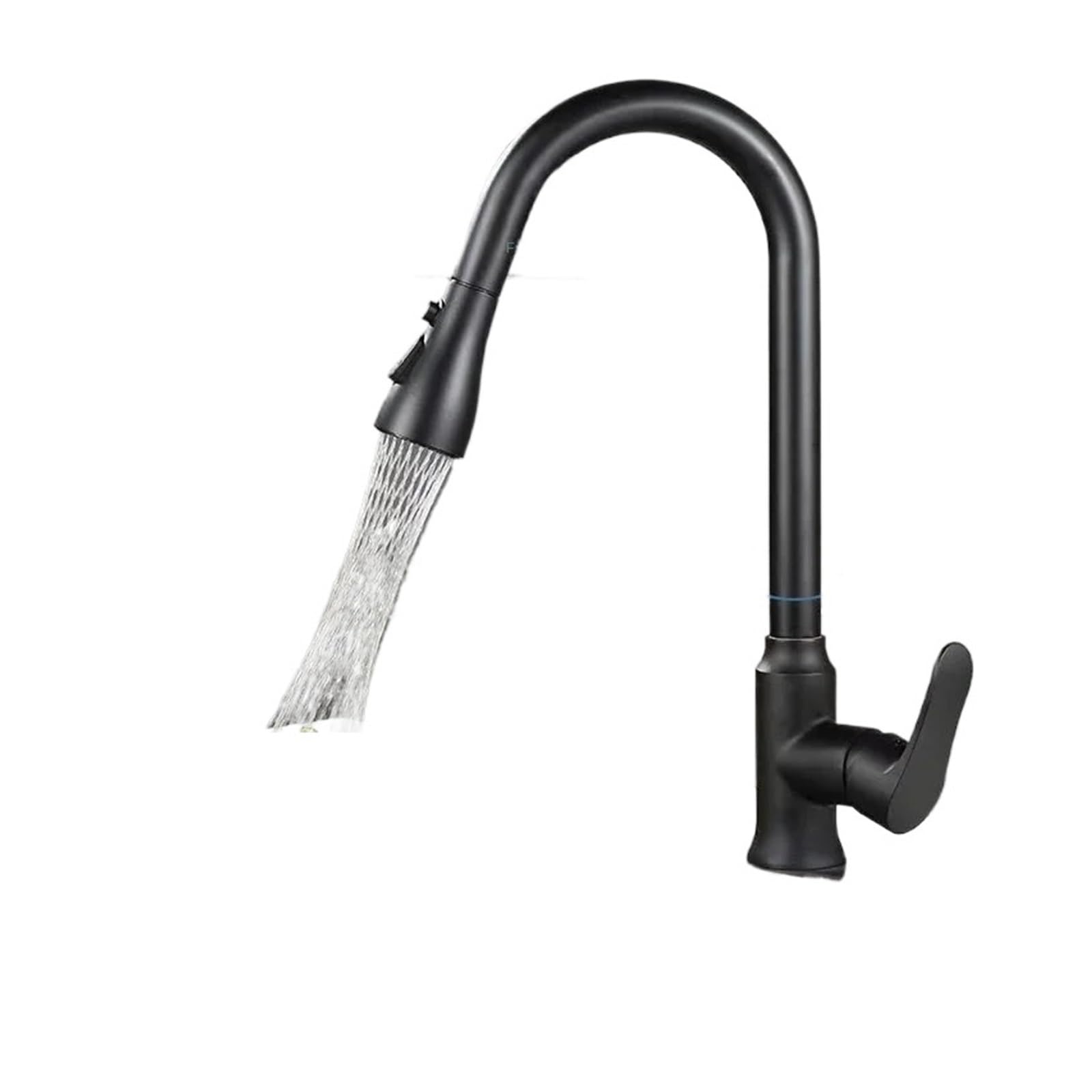 Robinet de cuisine gris pistolet pour simplifier le nettoyage de votre évier domestique