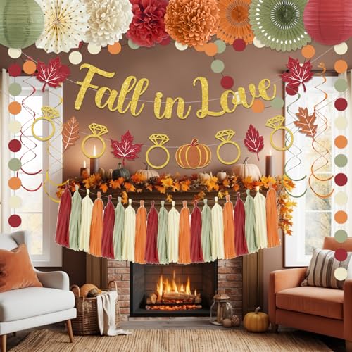 Décorations de mariage d'automne orange et vert pour buffet chic