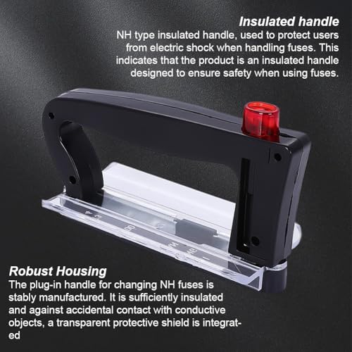 Aufsteckgriff für N-H-Sicherungen,kompatibel mit RT16 NH00 bis NH4 und NT00 bis NT4, universell einsetzbar für alle gängigen N-H-Sicherungsgrößen