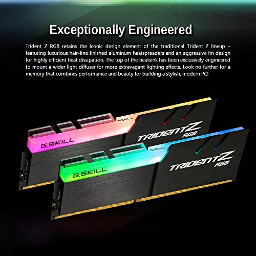 Image of G.SKILL F4-3000C16S-8GTZR Trident Z RGB DDR4-3000MHz CL16-18-18-38 1.35V 8GB (1x8GB) Memory