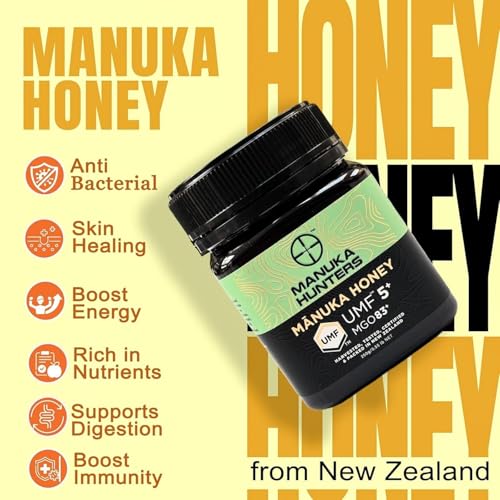 Image of Manuka Honey UMF 5+ and MGO 83+ Certified UMF Manuka Honey New Zealand - 250g
