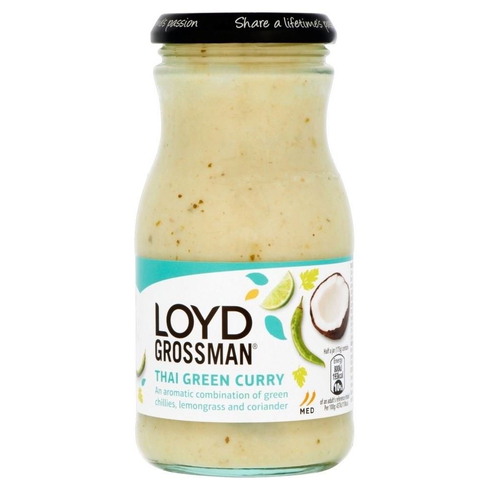 Loyd Grossman Zielony sos curry (350 g) - opakowanie 6 szt.