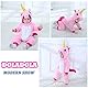 Doladola Babymädchens Strampler Animal Hooded Onesie Baby Jungen Mädchen Strampler Säugling Outfit Overall Kleidung(24-30 Monate,Rosa Einhorn)