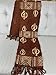 Brown African Mudcloth Scarf/Bogolan Boho Rustic Scarf/Unisex Handmade Scarf/Mudcloth Scarf/Scarves/Gift for Her/Gift for Him/Chrismas Gift