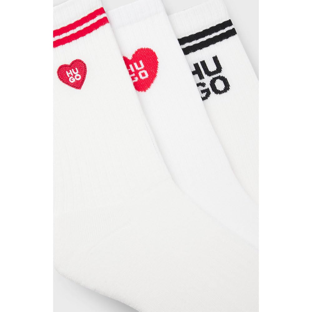 HUGO Damen 3p Qs Love You CC W 10276108 0 Quarter_Socks