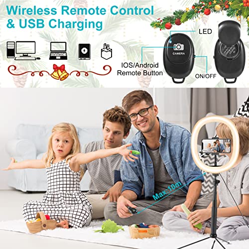 Luce Tik Tok Anello LED da 10 con Stativo