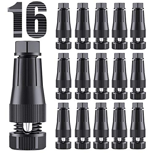 16 PCS Low Voltage Wire Connector, Fastlock Landscape Lighting Connector for 12-14 Gauge Cable, Outdoor Waterproof Lights Connector for Garden, Path Lights, Work with Malibu Paradise Moonrays and More