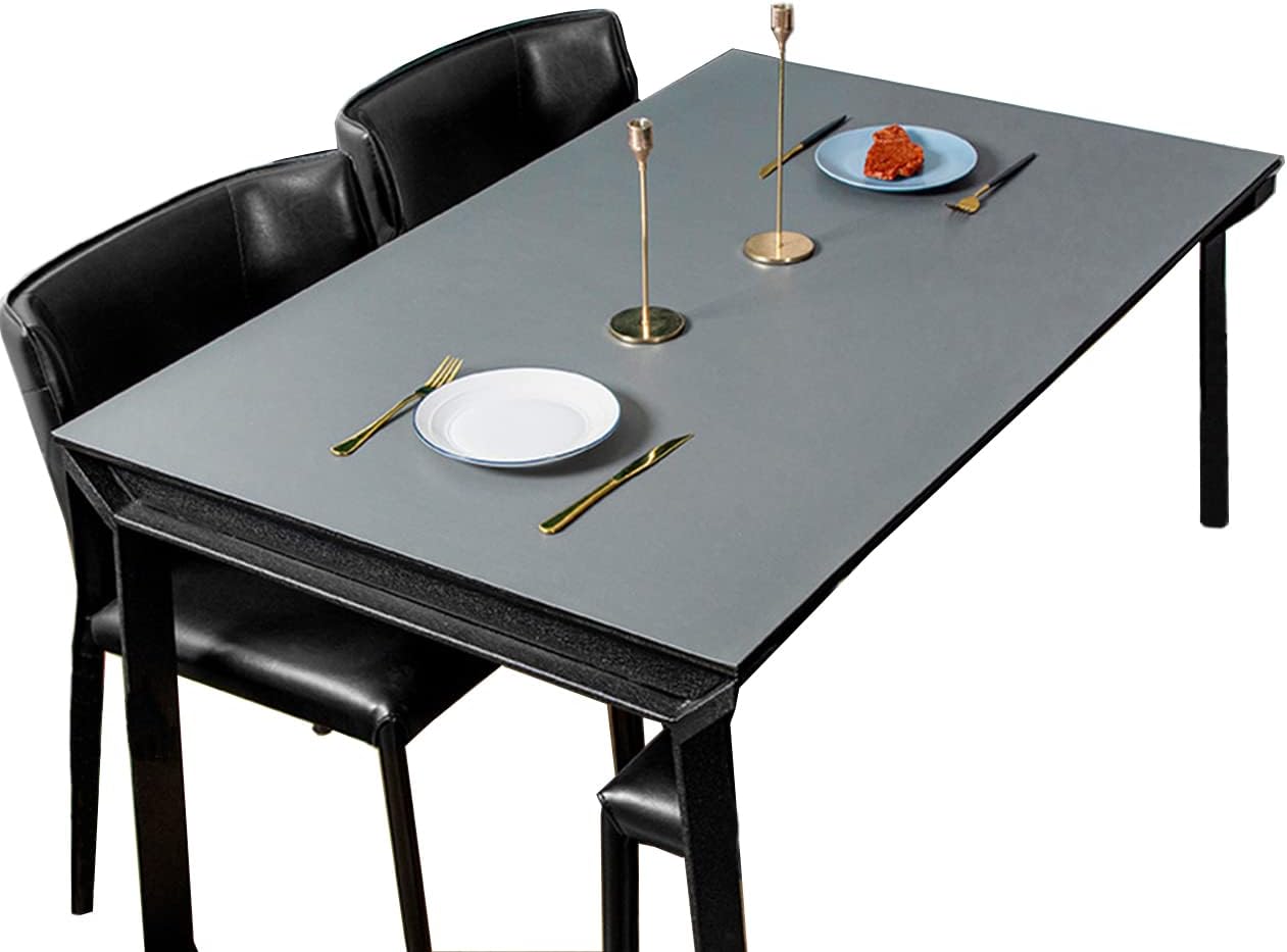 流行 YAHUO PUレザー テーブルクロス テーブルマット デスクマット テーブルカバー 長方形 正方形 両面 防水 汚れ防止 耐久性