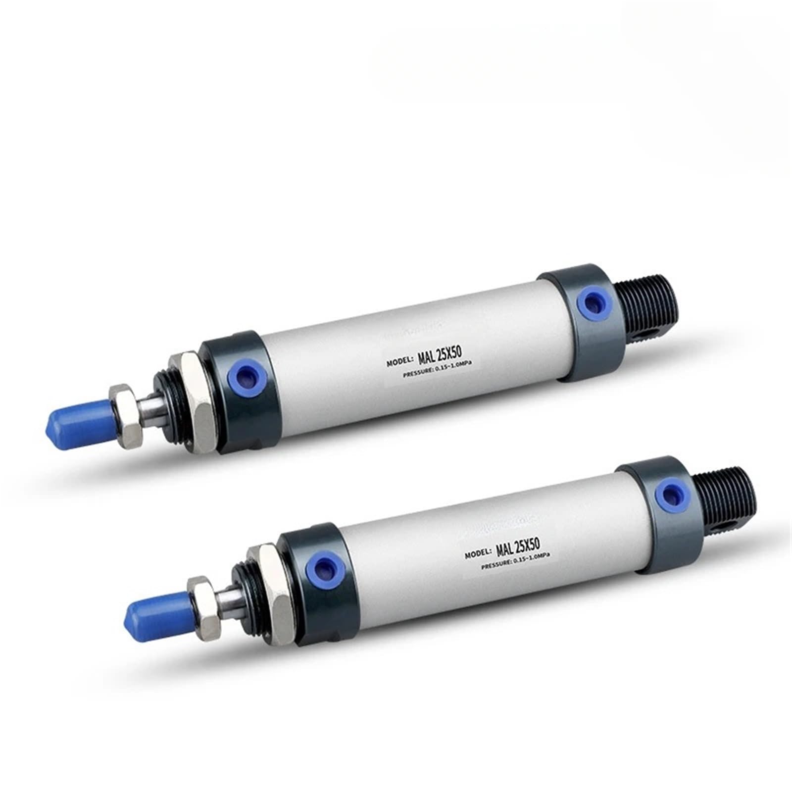 Vérin pneumatique MAL25-200 à levier unique avec un alésage de 25mm et course de 200mm