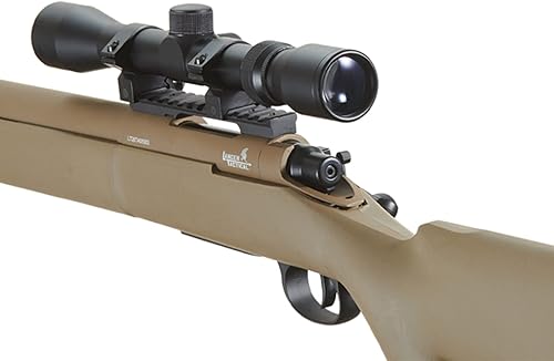 Miniatura 6 de Lancer Tactical Rifle Airsoft de francotirador con resorte M24 Bolt Action con alcance (resorte de aluminio CNC mejorado, 470 FPS)