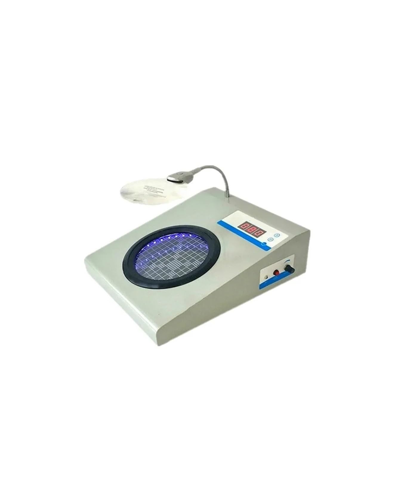 Cyfrowy licznik kolonii z lupą 3X, półautomatyczny sprzęt do testowania laboratoryjnego 0-9999 szt.