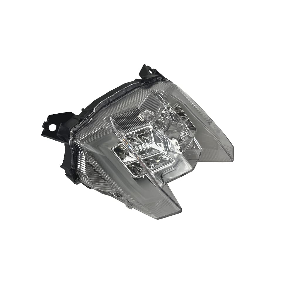 per Yamaha MT09 FZ09 MT FZ 09 2020 2019 2018 2017 Fanale Posteriore Fanale Posteriore Luci Integrate a LED Stop Freno Lampeggiatori Indicatori di direzione (Chiaro)