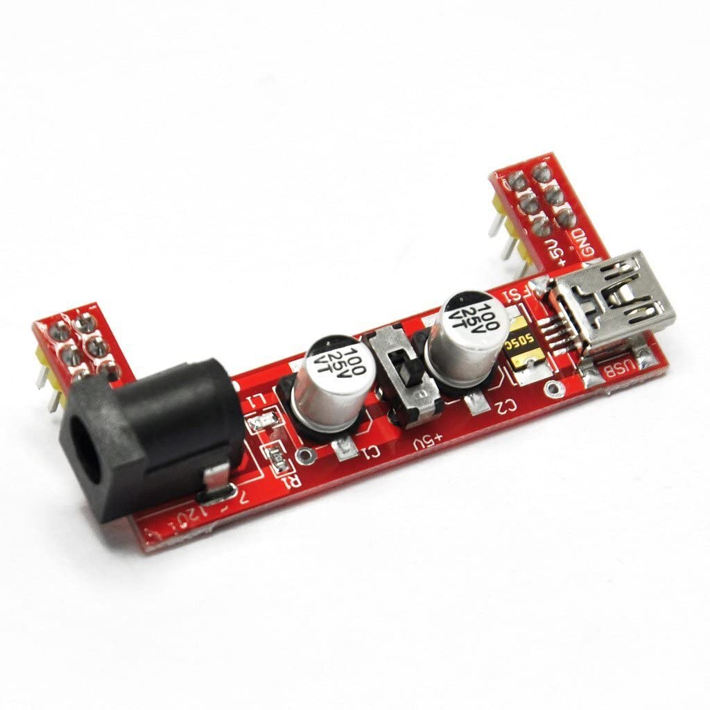 Kit Modulo di Alimentazione Breadboard MB102 con Breadboard