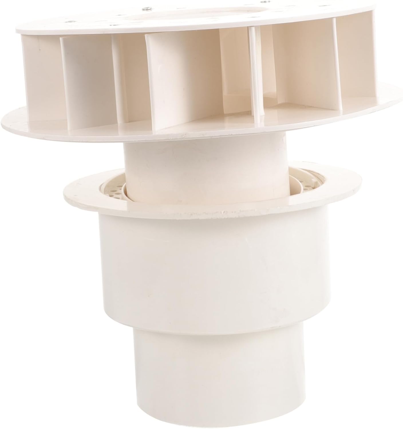 Gadpiparty Downspout Drain Fitting Siphon Multi-Functional Rain Funnel for Roof Side Wall Mount Drainage Strainer Easy Install Design Outdoor Use