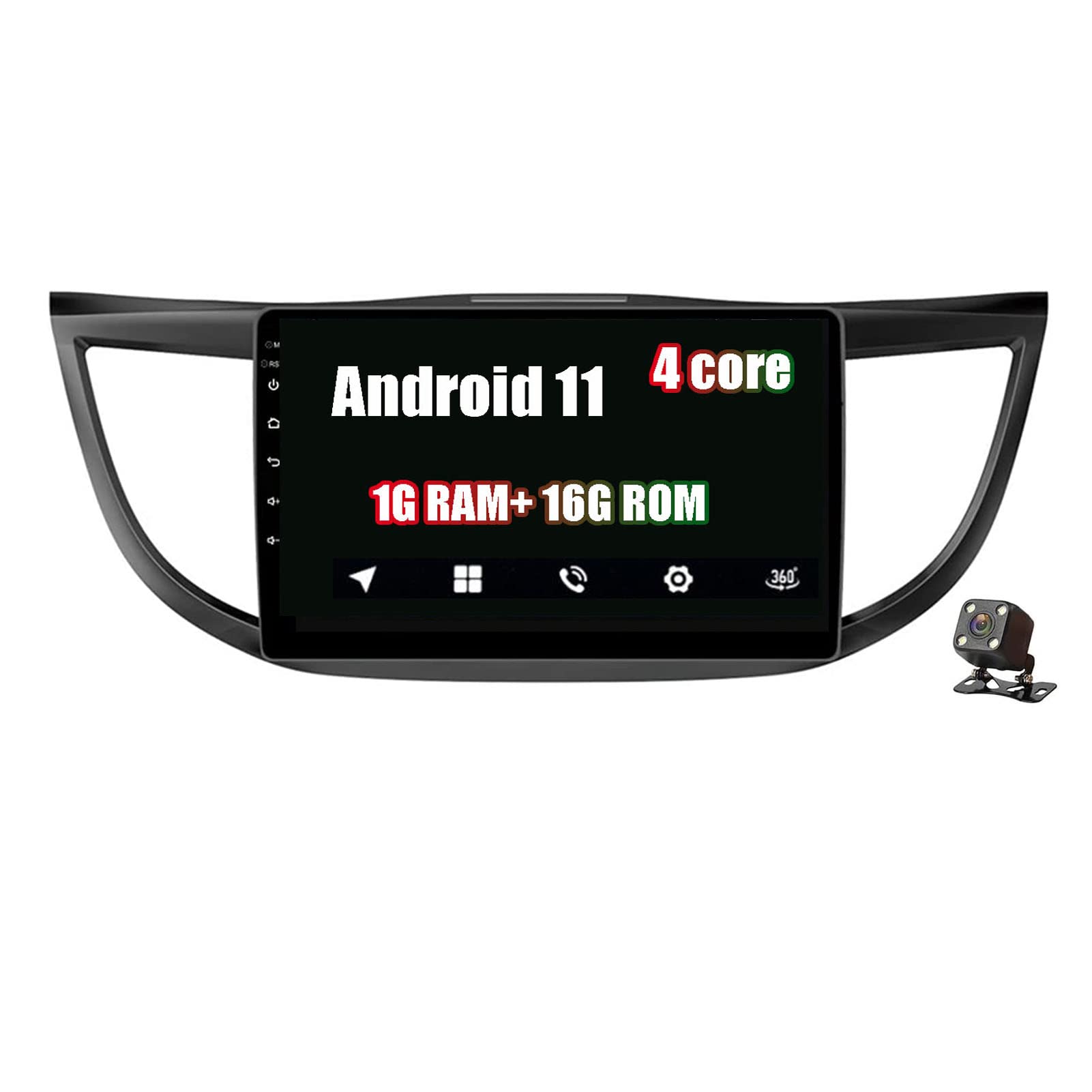 Navegador para automóvil Honda CR-V que moderniza tu radio con Android 11