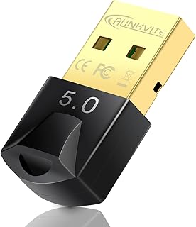 Bluetooth Adapter for PC 5.0, ALINKVITE Bluetooth Adapter for Win 11/10/8.1/8/7 , Bluetooth Dongle with Ultra-Range, Mini-Sized, Dual-Mode, Bluetooth Dongle for PC